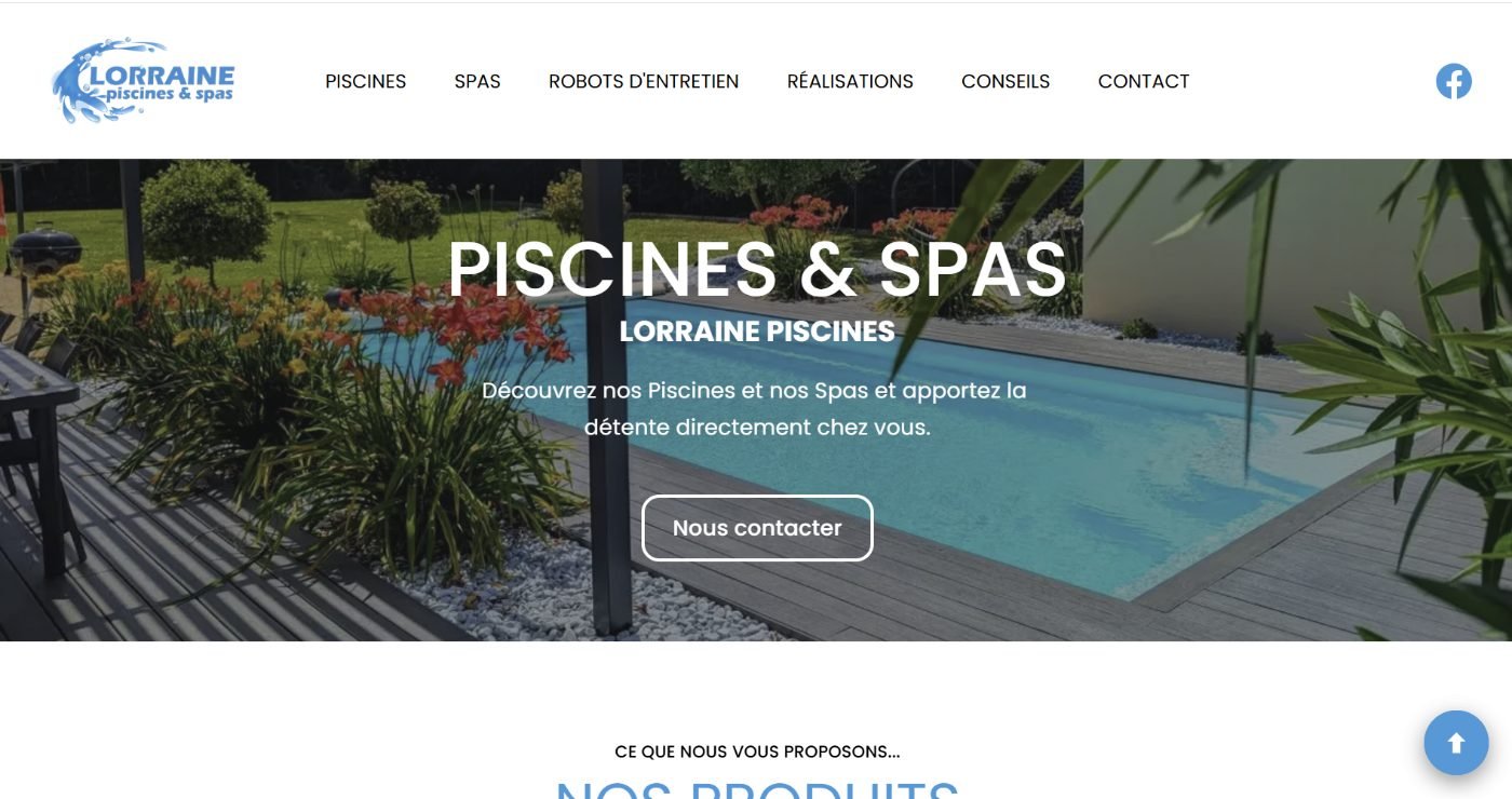 Site Lorraine Piscines & Spas